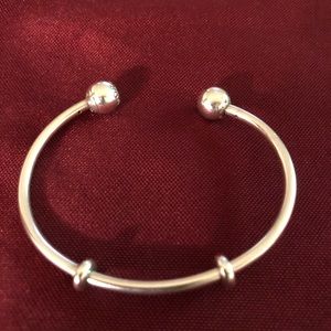 Sterling silver Pandora bracelet